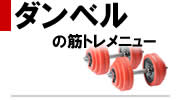 ダンベルの筋トレ